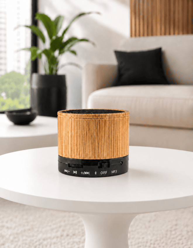 Bissau Caixa de Som Bambu