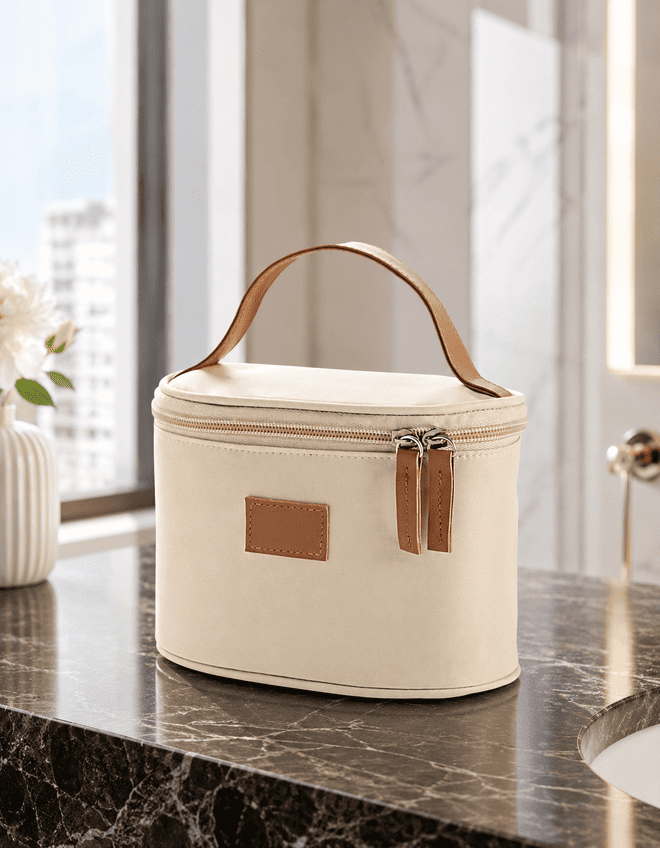 Nairobi Bolsa Cosméticos Zíper Duplo