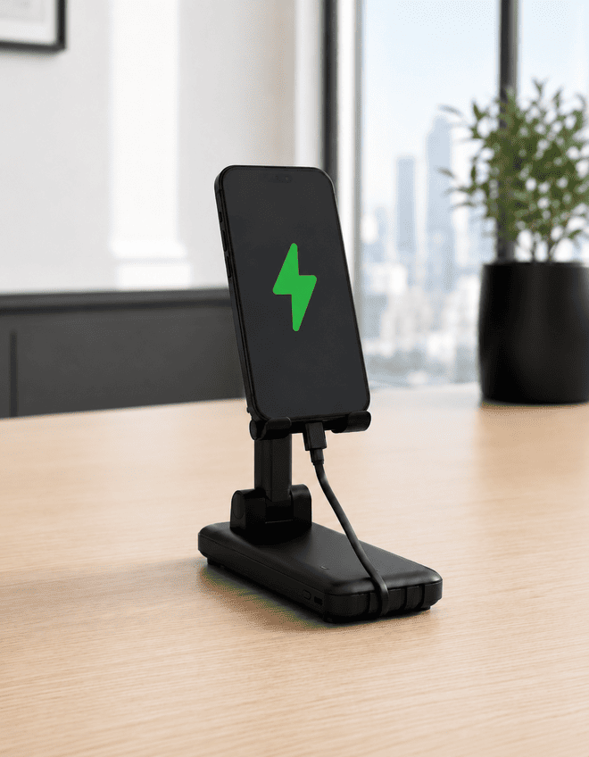 Timișoara Power Bank Suporte Retrátil